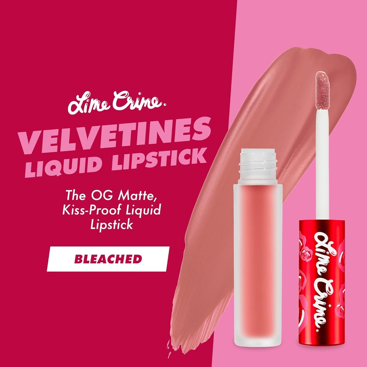 Lime Crime Velvetines Liquid Matte Lipstick- Bleached