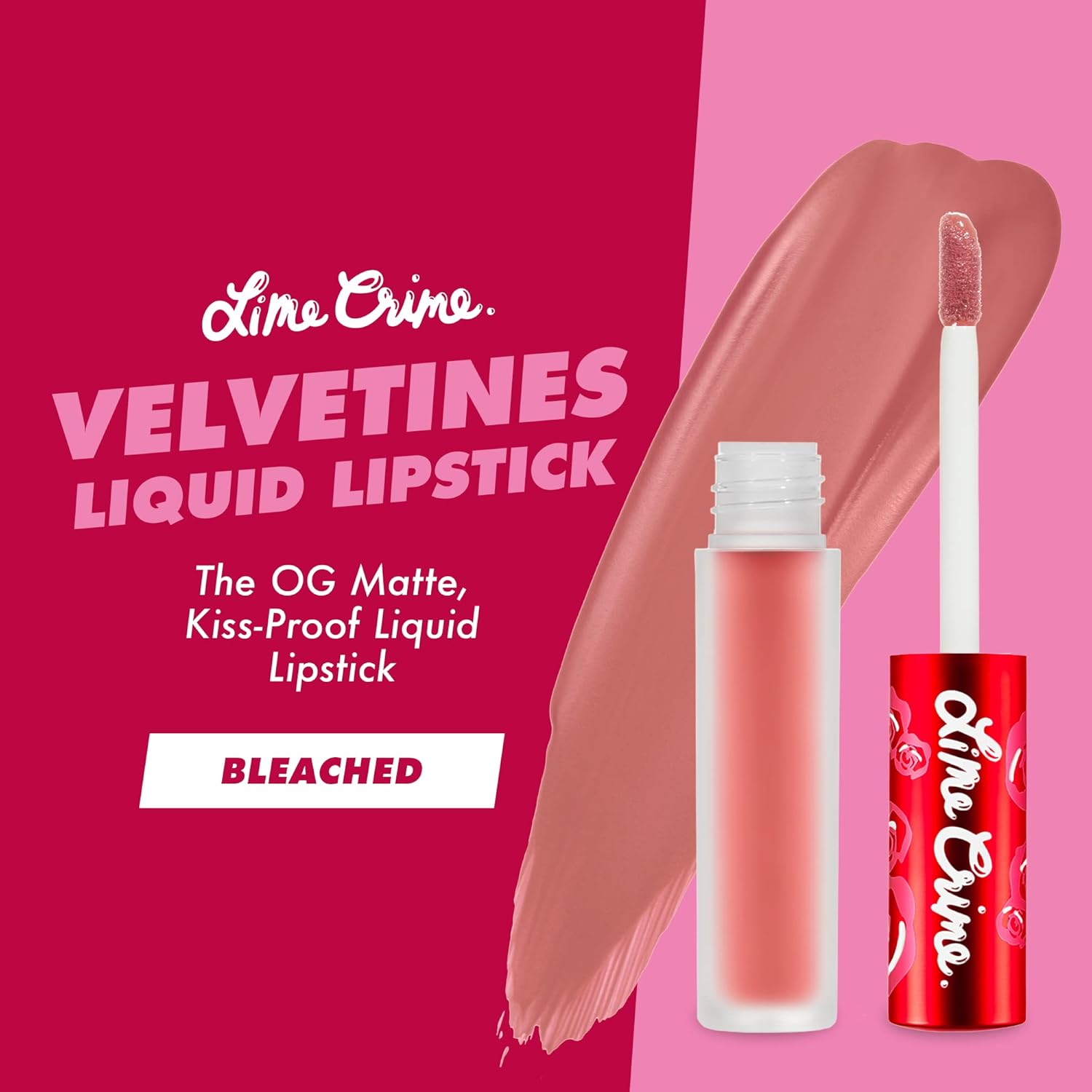 Lime Crime Velvetines Liquid Matte Lipstick- Bleached