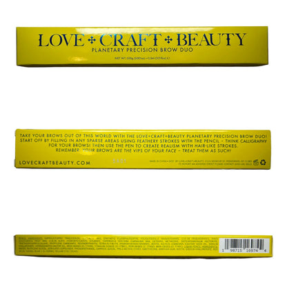 Love+Craft+Beauty Planetary Precision Brow Duo- Neutron Noir