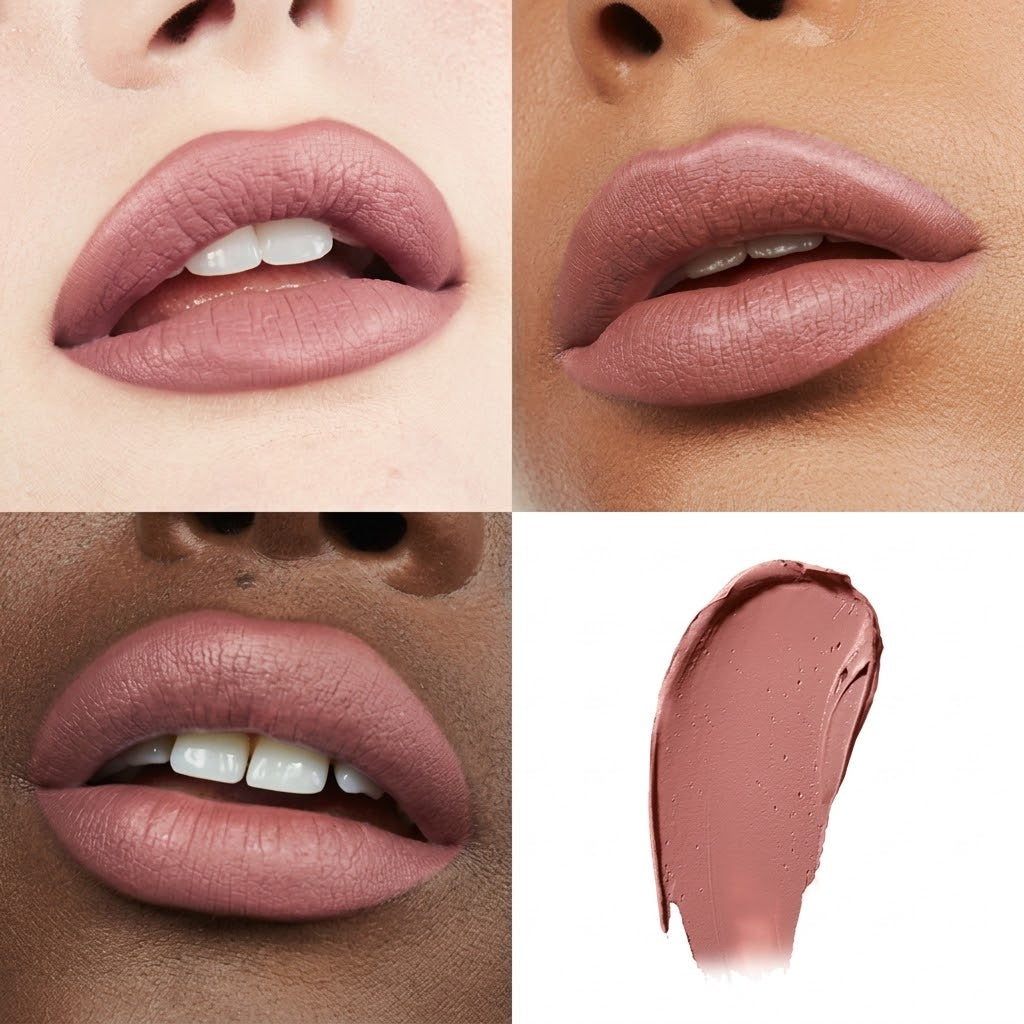 Makeup By Mario Ultra Suede Cozy Lip Creme- Pinky Brown