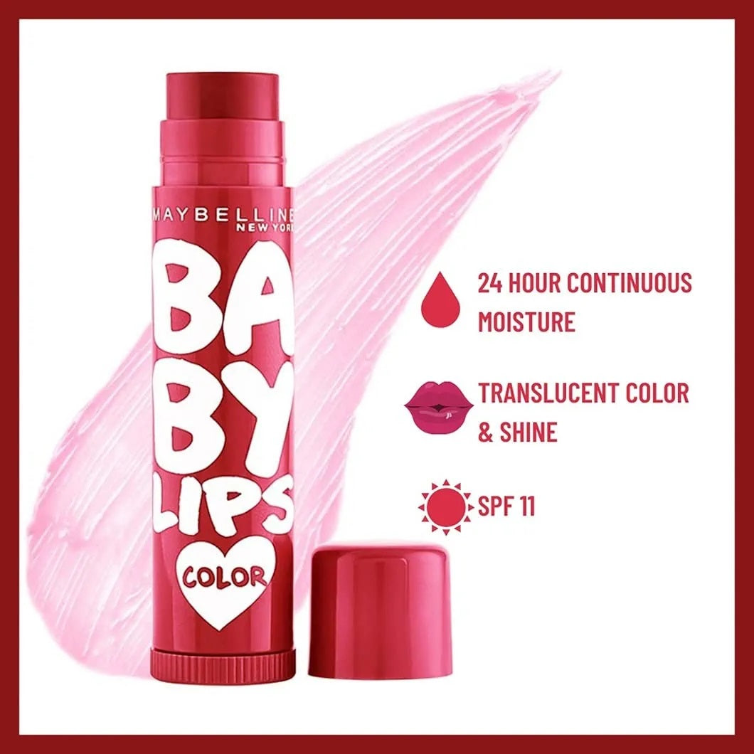 Maybelline Baby Lips Color SPF11 Lip Balm- Berry Crush 4g