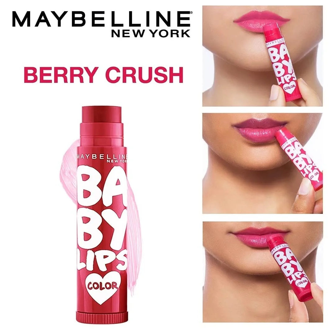 Maybelline Baby Lips Color SPF11 Lip Balm- Berry Crush 4g