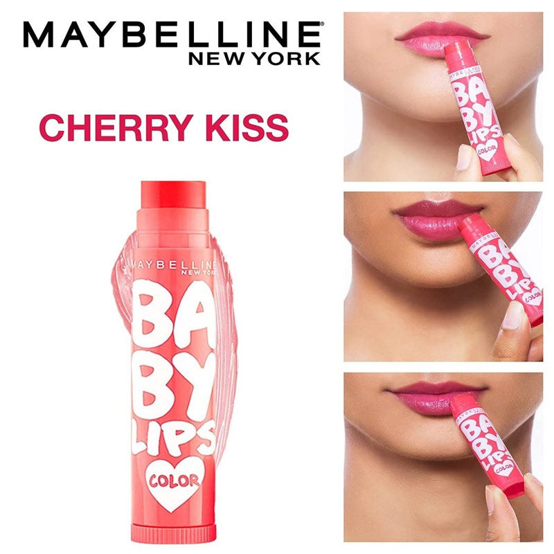 Maybelline Baby Lips Color SPF11 Lip Balm- Cherry Kiss 4g