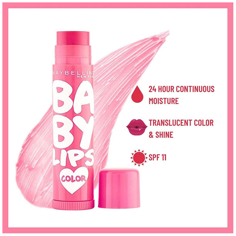 Maybelline Baby Lips Color SPF11 Lip Balm- Pink Lolita 4g