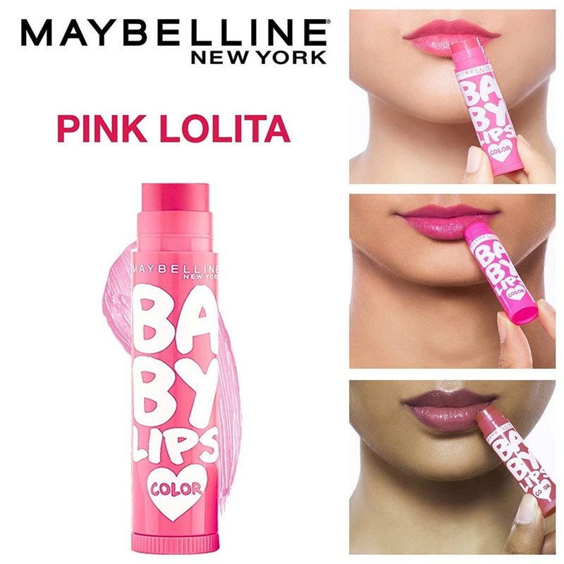 Maybelline Baby Lips Color SPF11 Lip Balm- Pink Lolita 4g