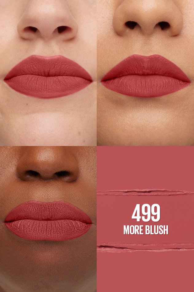 Maybelline Color Sensational Ultimatte Matte Lipstick-499 More Blush