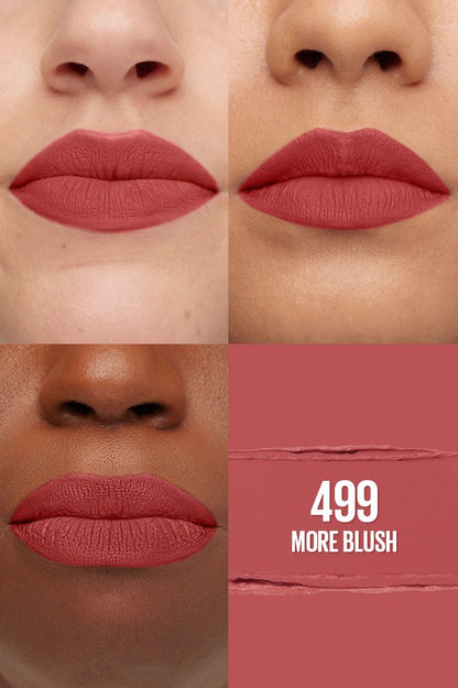 Maybelline Color Sensational Ultimatte Matte Lipstick-499 More Blush