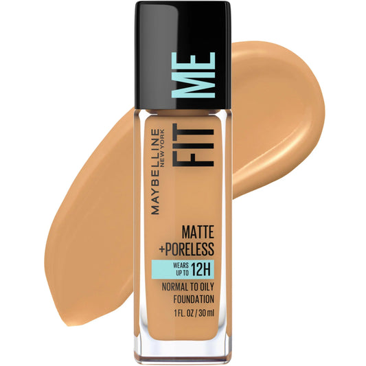 Maybelline Fit Me Matte+ Poreless Normal to Oily Foundation- 332 Golden Caramel