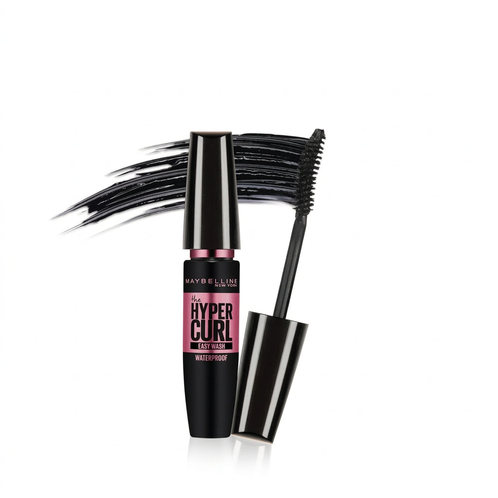 Maybelline Hyper Curl Easy Wash Mascara- Black