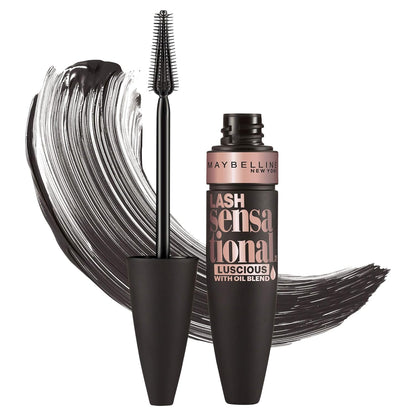 Maybelline Lash Sensational Luscious With Oil Blend Mascara-Very Black