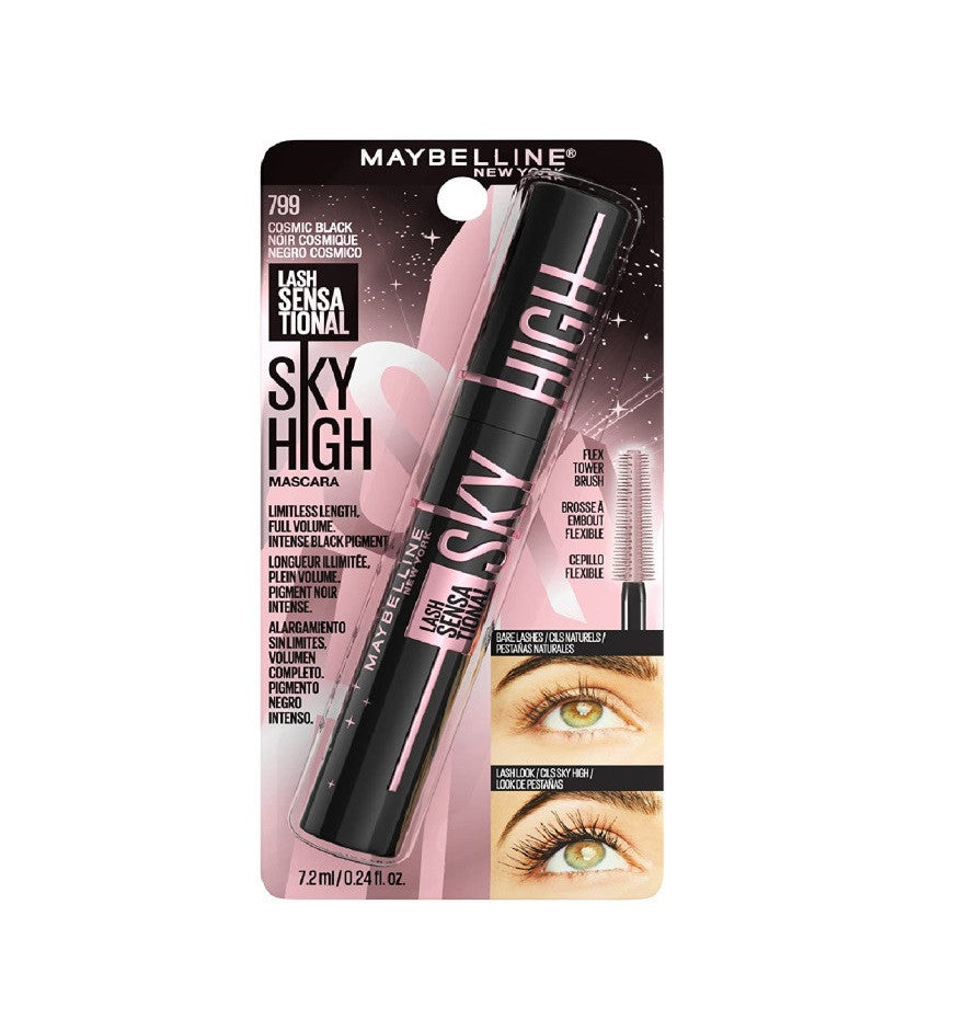 Maybelline Lash Sensational Sky High Waterproof Mascara- Cosmic Black