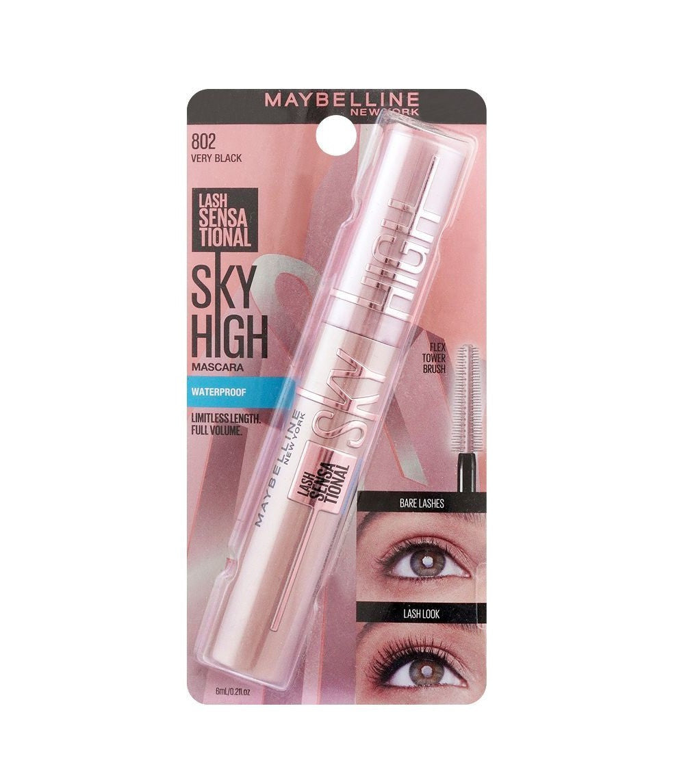 Maybelline Lash Sensational Sky High Waterproof Mascara- Very Black