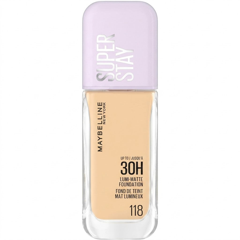 Maybelline Super Stay 30H Lumi Matte Foundation- 118