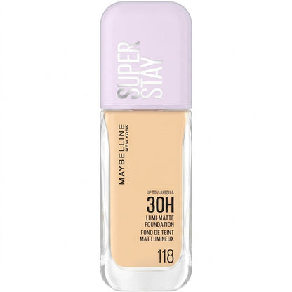 Maybelline Super Stay 30H Lumi Matte Foundation- 118