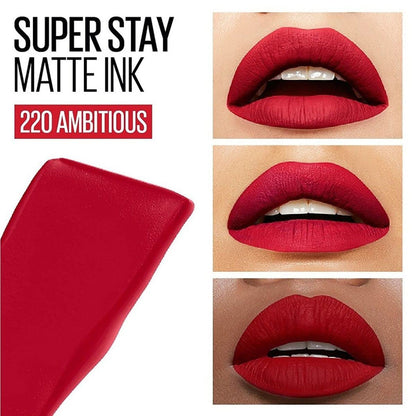Maybelline Superstay Matte Ink Liquid Lipstick- 220 Ambitious