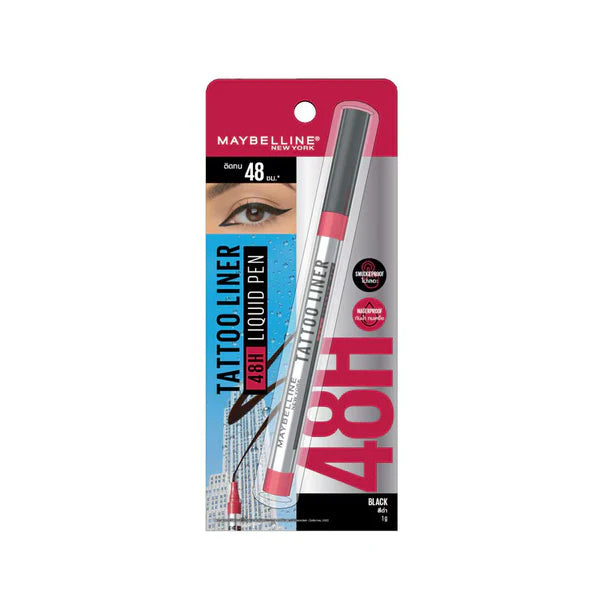 Maybelline Tattoo Liner 48H Liquid Pen Eye Liner Waterproof- Black