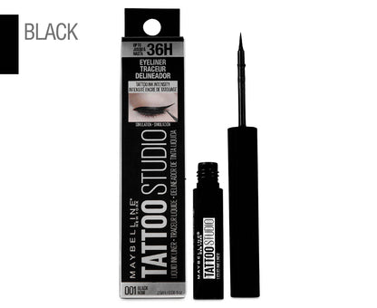 Maybelline Tattoo Studio Liquid Ink Eyeliner- 001 Black