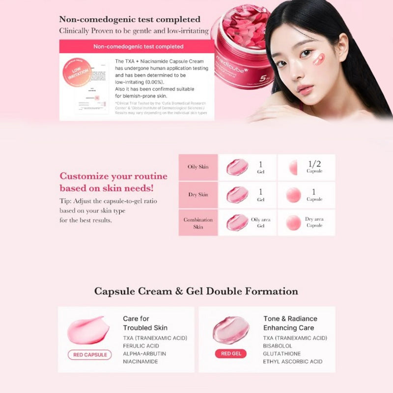 Medicube TXA Niacinamide Capsule Cream 55gm