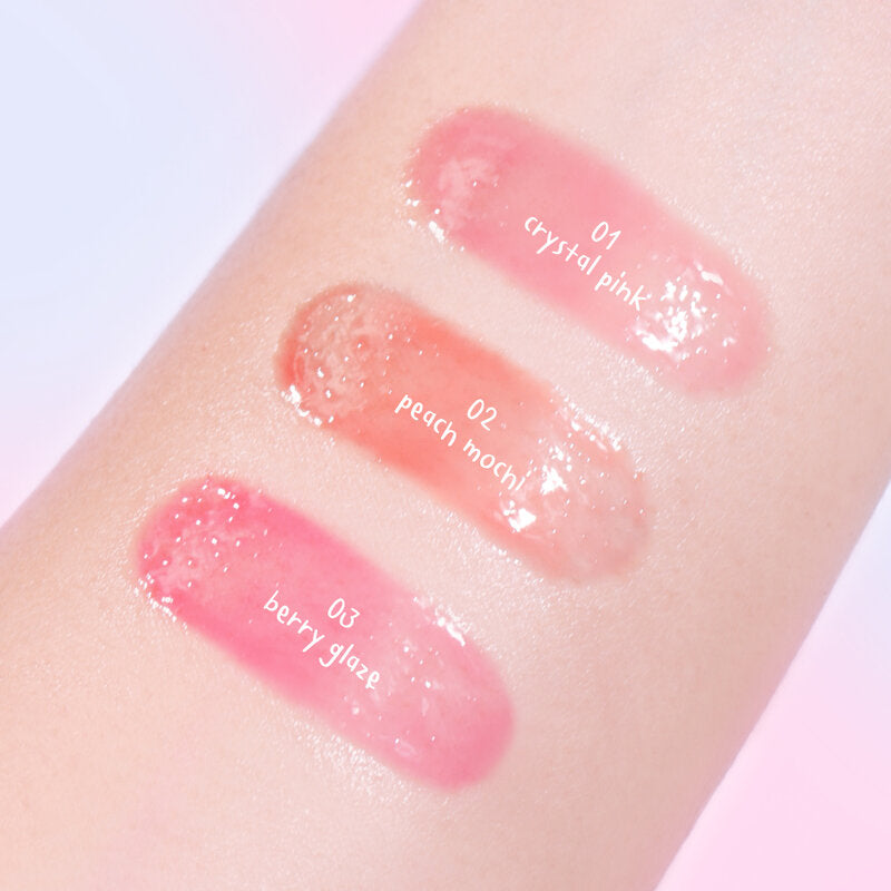 Melinda Dewy Glassy Lip Gloss- 03 Berry Glaze