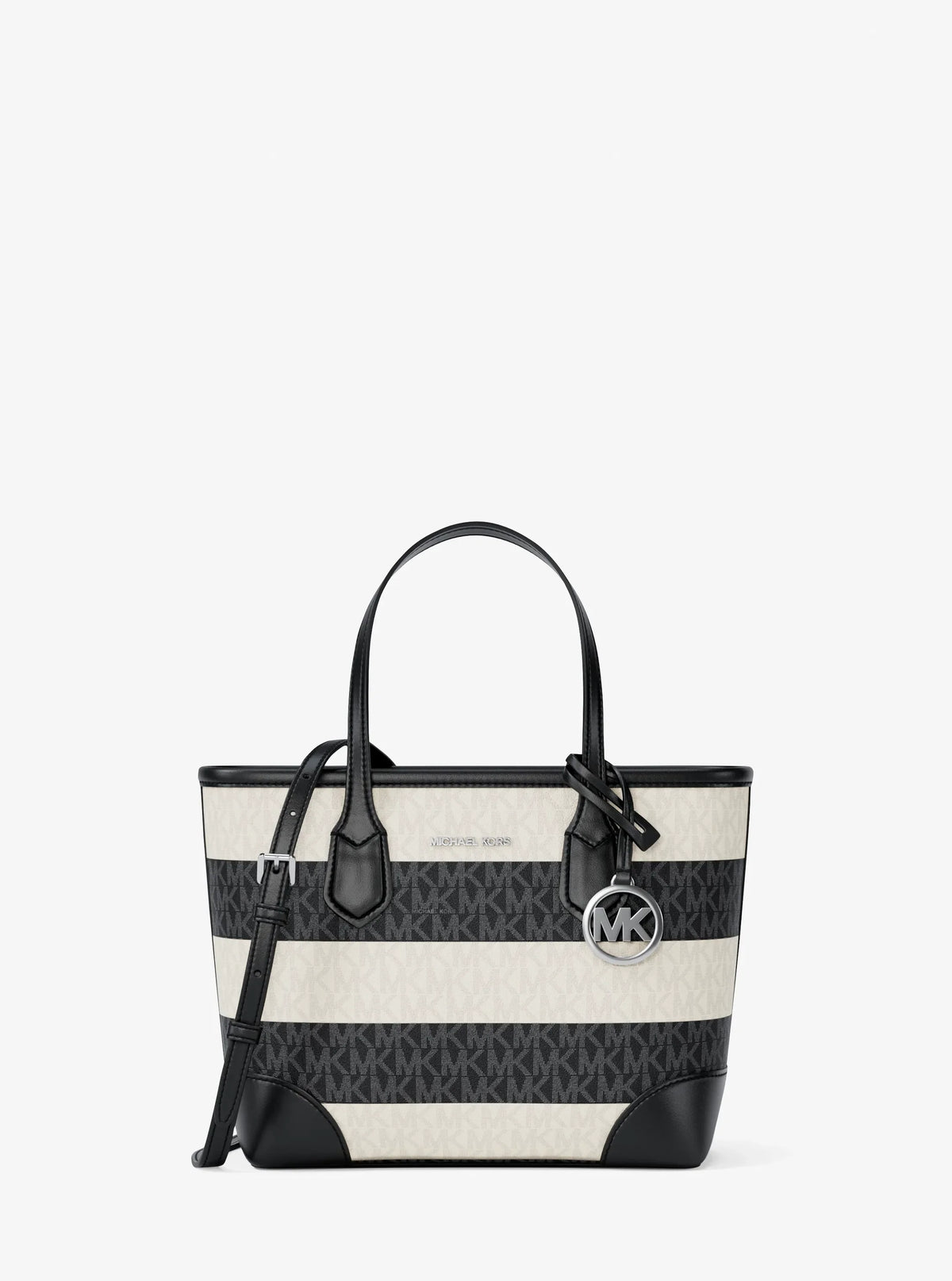 Michael Kors Eva Extra-Small Signature Crossbody Bag– BLACK