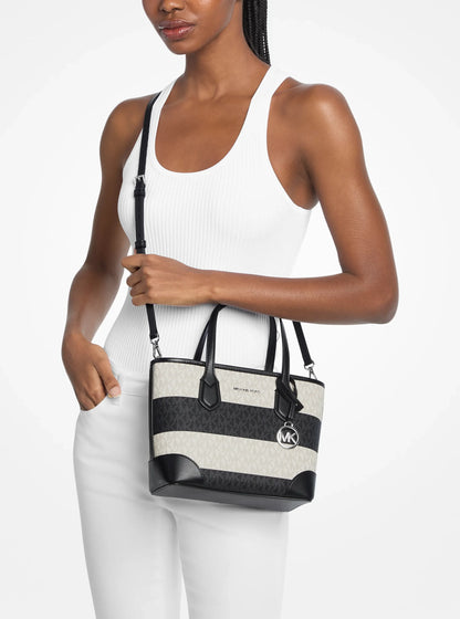 Michael Kors Eva Extra-Small Signature Crossbody Bag– BLACK