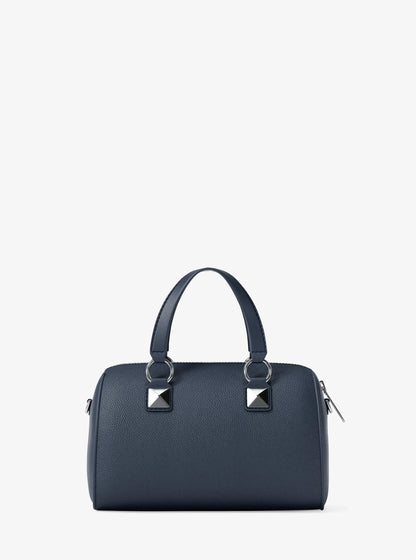 Michael Kors Grayson Small Pebbled Leather Crossbody Bag– Navy