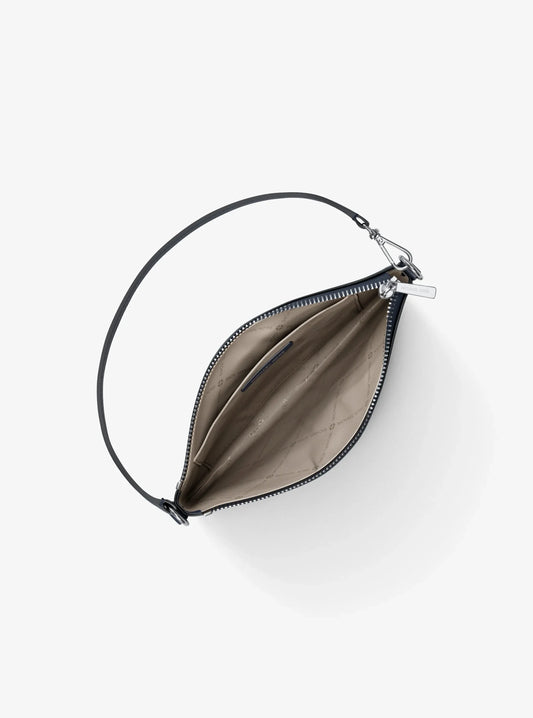 Michael Kors Jet Set Travel Striped Wristlet Bag– Navy