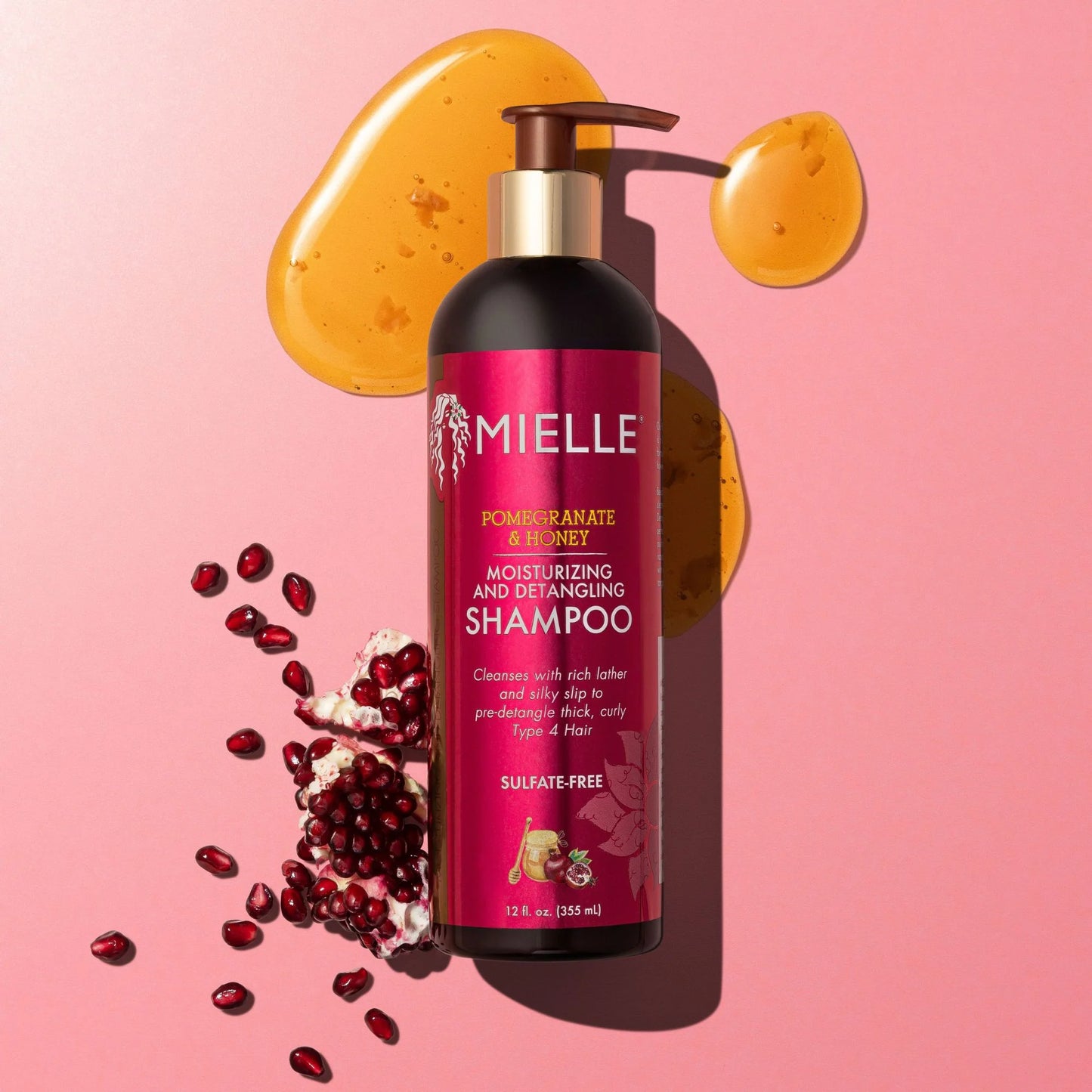 Mielle Pomegranate & Honey Moisturizing and Detangling Shampoo 355ml