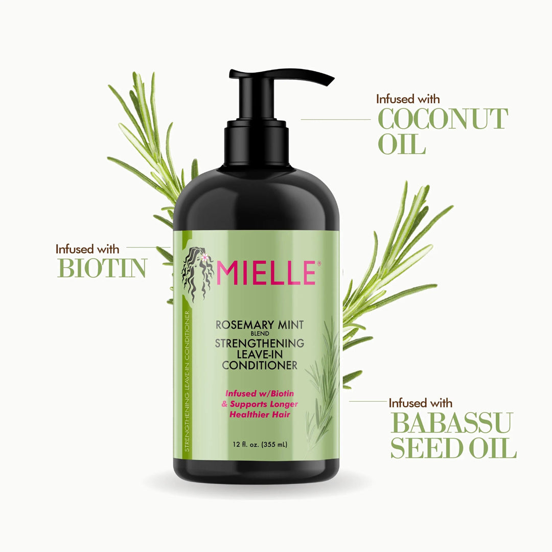 Mielle Rosemary Mint Strengthening Leave-In Conditioner 355ml