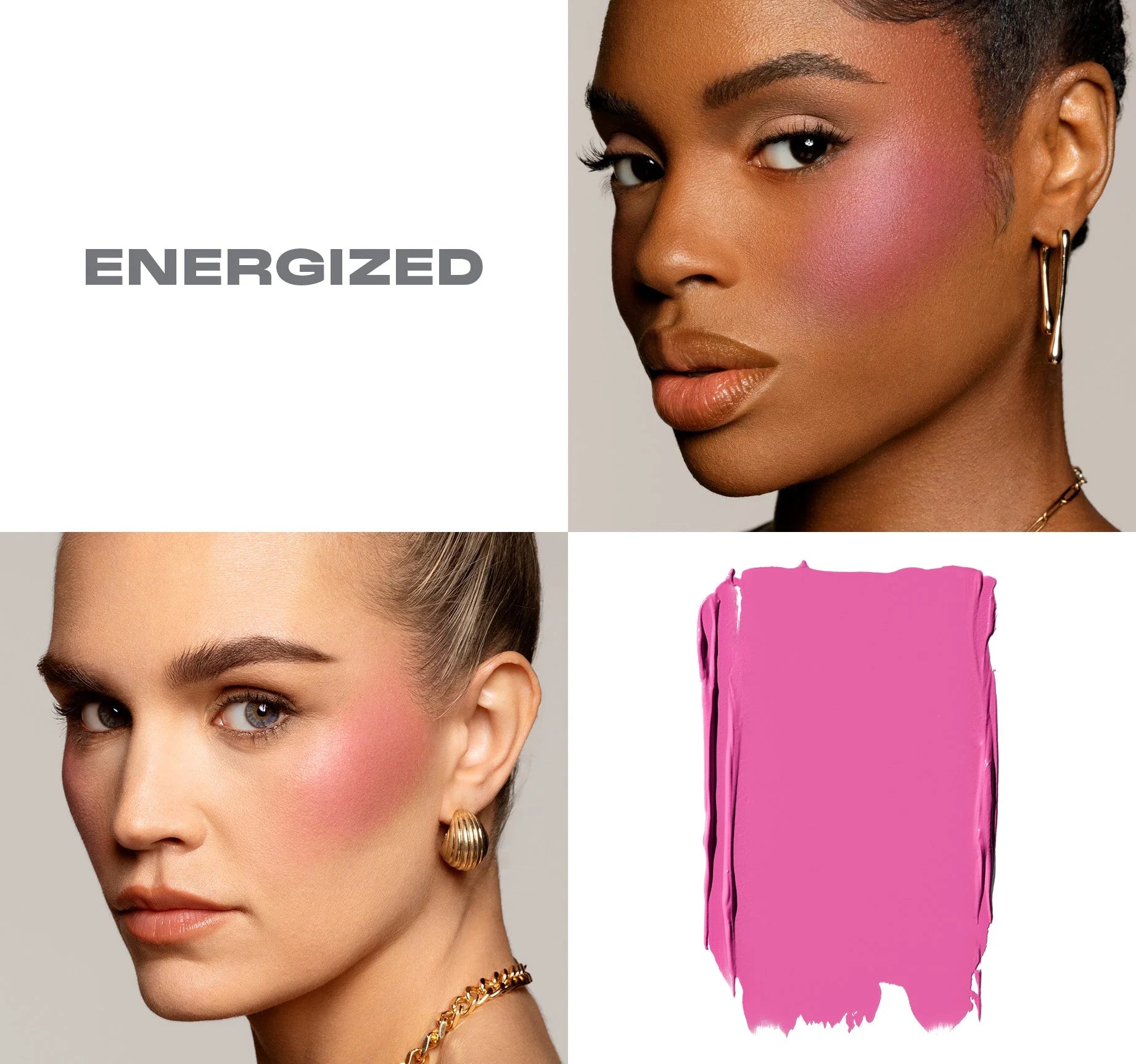 Morphe Huephoric Rush 3-in-1 Silk Blush 8g- Energized