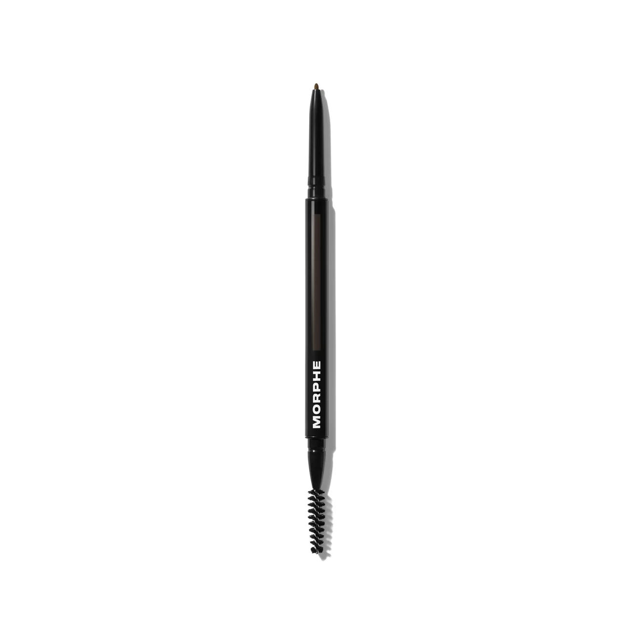 Morphe Micro Brow Dual-Ended Pencil & Spoolie- Chocolate Mousse