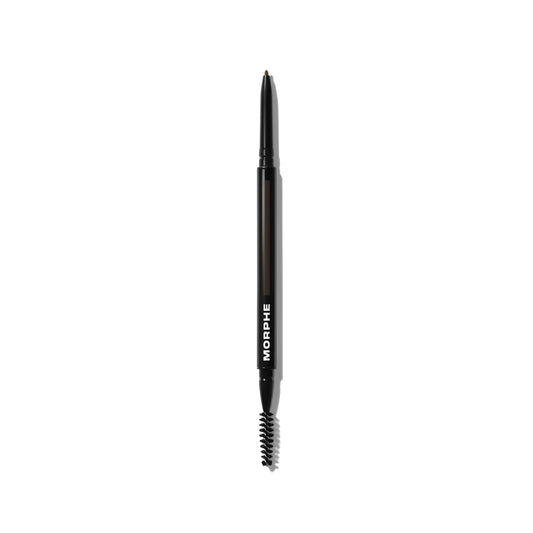 Morphe Micro Brow Dual-Ended Pencil & Spoolie- Chocolate Mousse