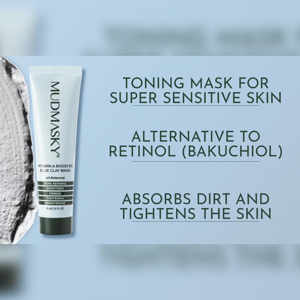 Mudmasky Vitamin-A Booster Blue Clay Mask 60ml