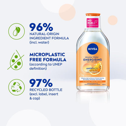 NIVEA Micellar Water Energising 400ml