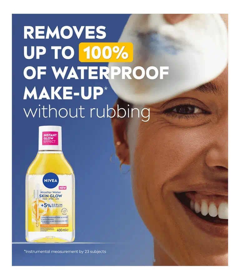 NIVEA Skin Glow Serum Infused Micellar Water 400ml