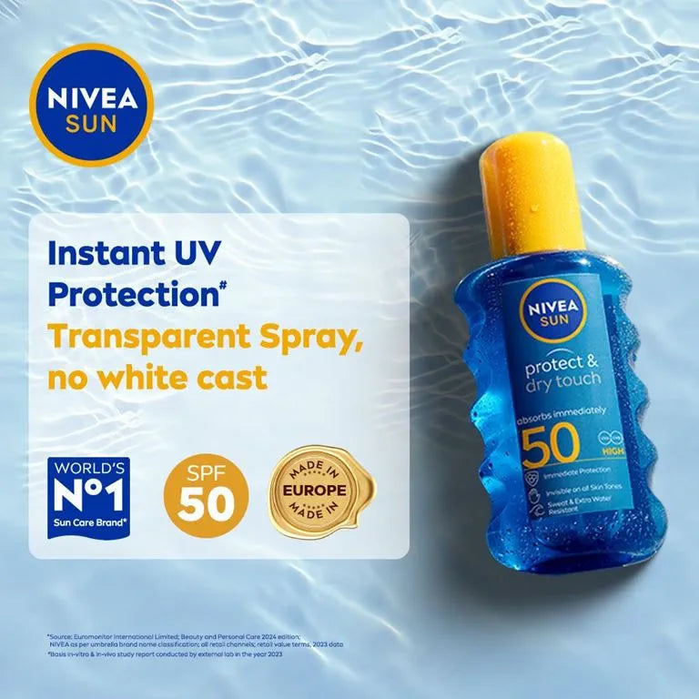 NIVEA Sun Protect & Dry Touch Invisible Spray 200ml