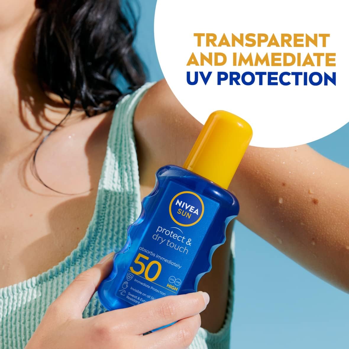 NIVEA Sun Protect & Dry Touch Invisible Spray 200ml