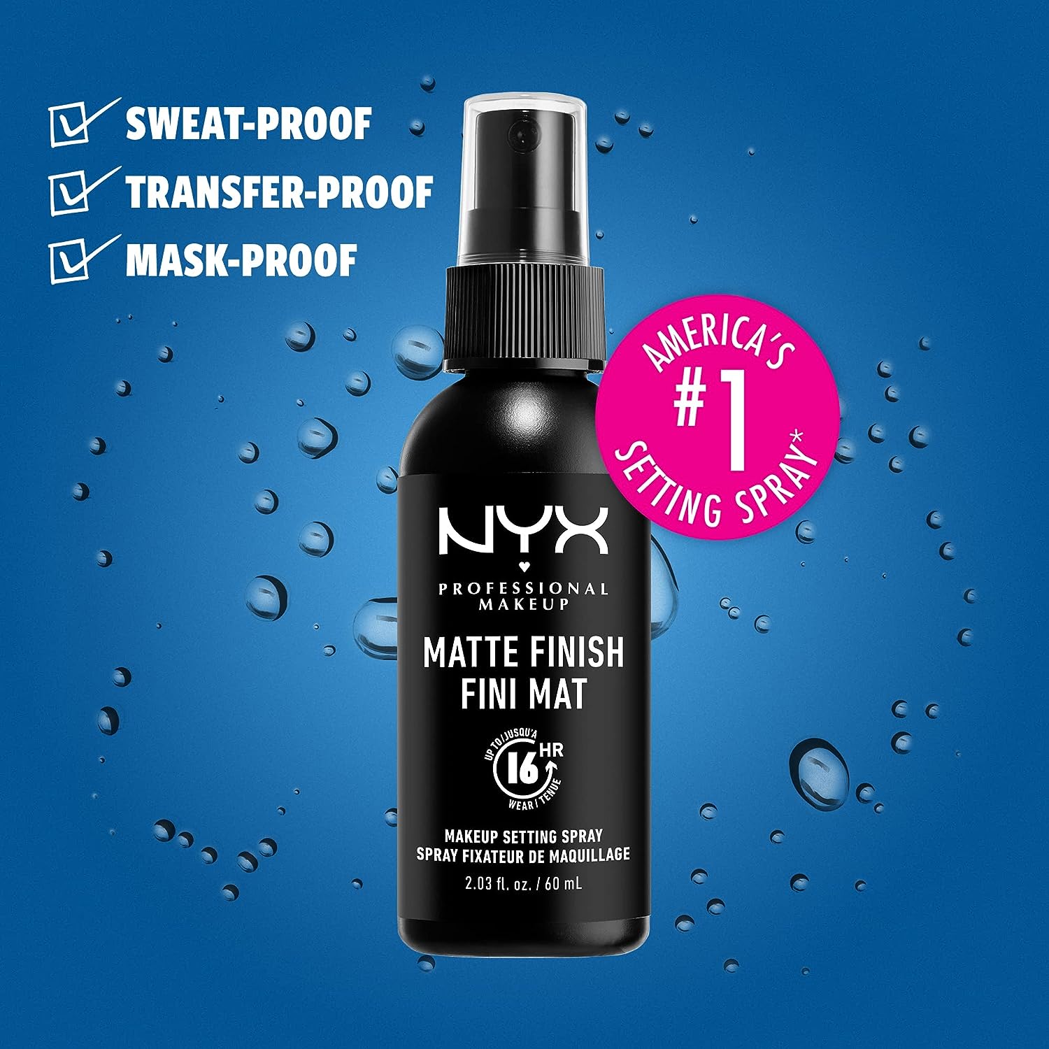 NYX Makeup Setting Spray Matte Finish 60ml