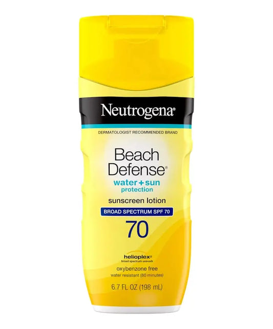 Neutrogena Beach Defense Water + Sun Protection Sunscreen SPF70, 198ml