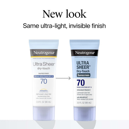 Neutrogena Ultra Sheer Dry Touch Sunscreen SPF70  88ml