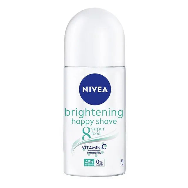 Nivea Brightening Happy Shave 8 Super Food Deodorant Roll-On 50ml