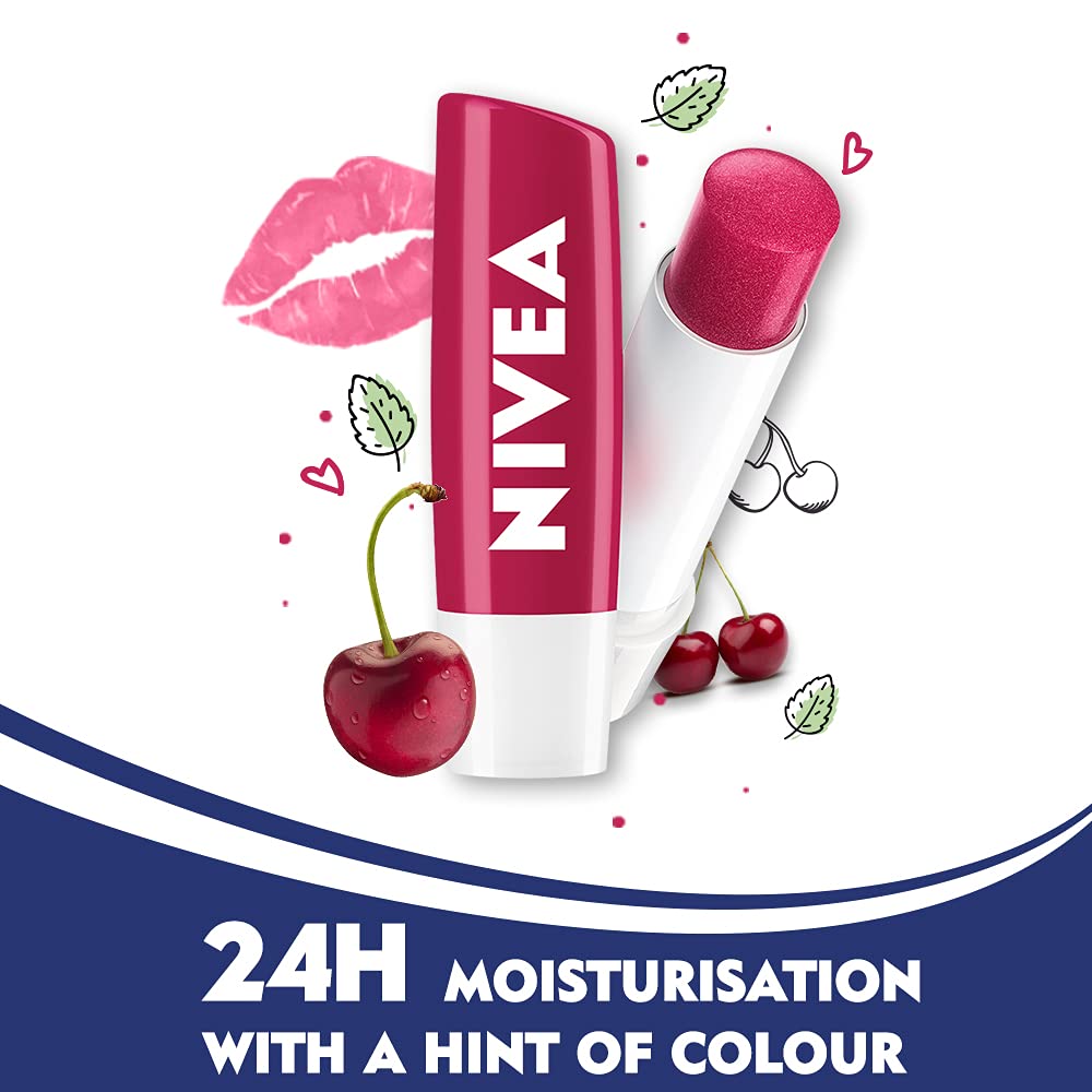 Nivea Cherry Shine Lip Balm 4.8g