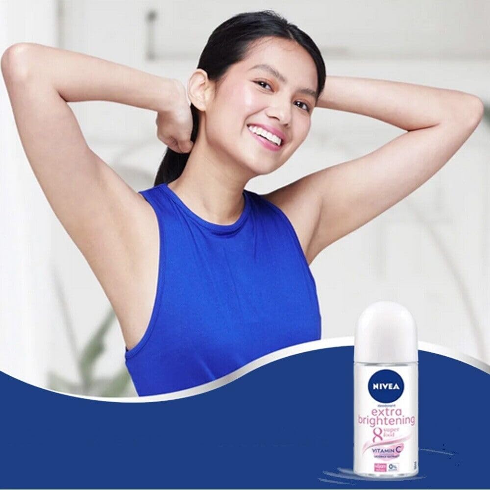 Nivea Extra Brightening 8 Super Food Deodorant Roll-On 50ml