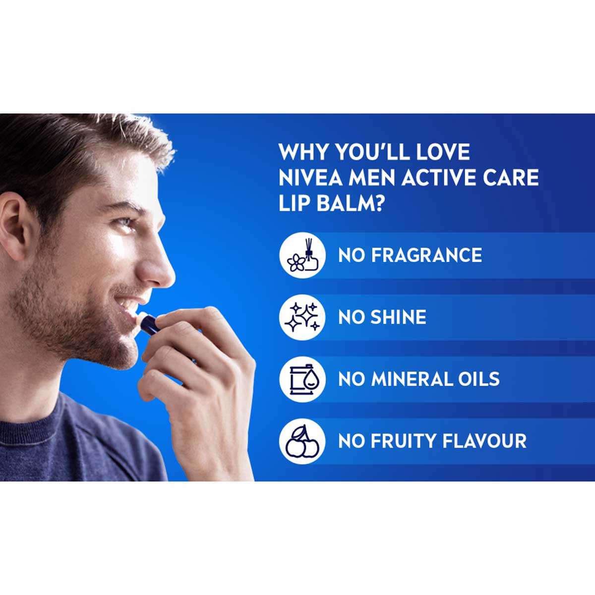 Nivea Men Active Care Lip Balm