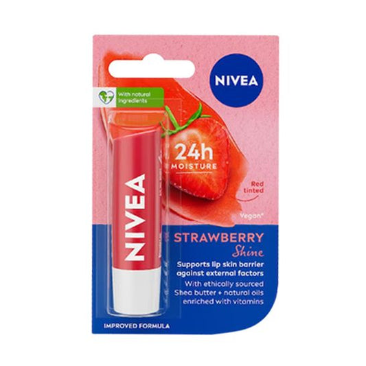 Nivea Strawberry Shine Lip Balm 4.8g