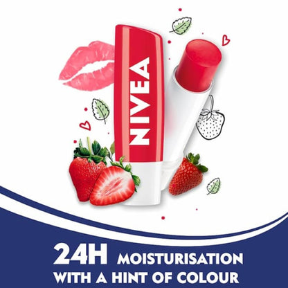 Nivea Strawberry Shine Lip Balm 4.8g