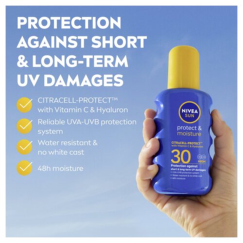 Nivea Sun Protect & Moisture Sun Spray SPF30 (200 ml)
