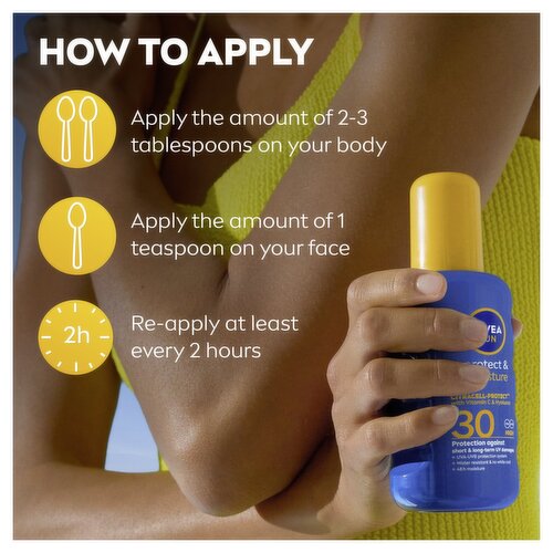 Nivea Sun Protect & Moisture Sun Spray SPF30 (200 ml)