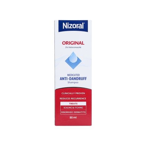 Nizoral Original 2% Ketoconazole Medicated Anti Dandruff Shampoo 50ml