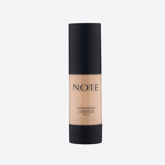 Note Detox and Protect Foundation- 02 Natural Beige, 35ml